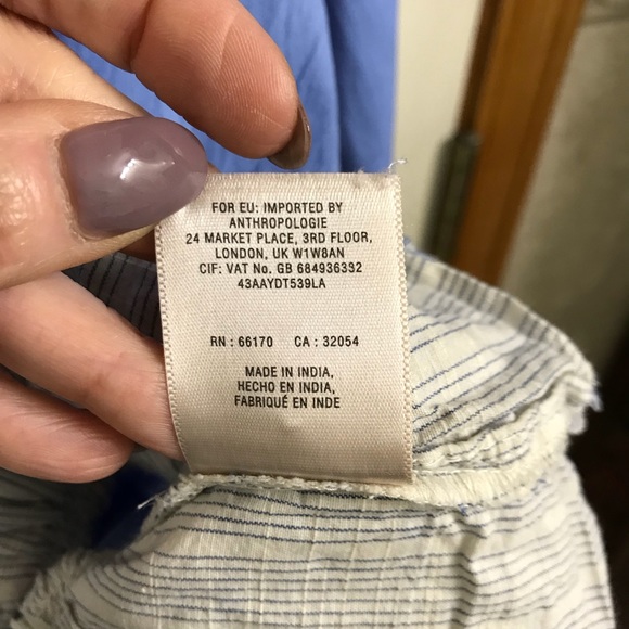 Anthropologie Holding Horses triple ruffle shirt - Picture 6 of 7